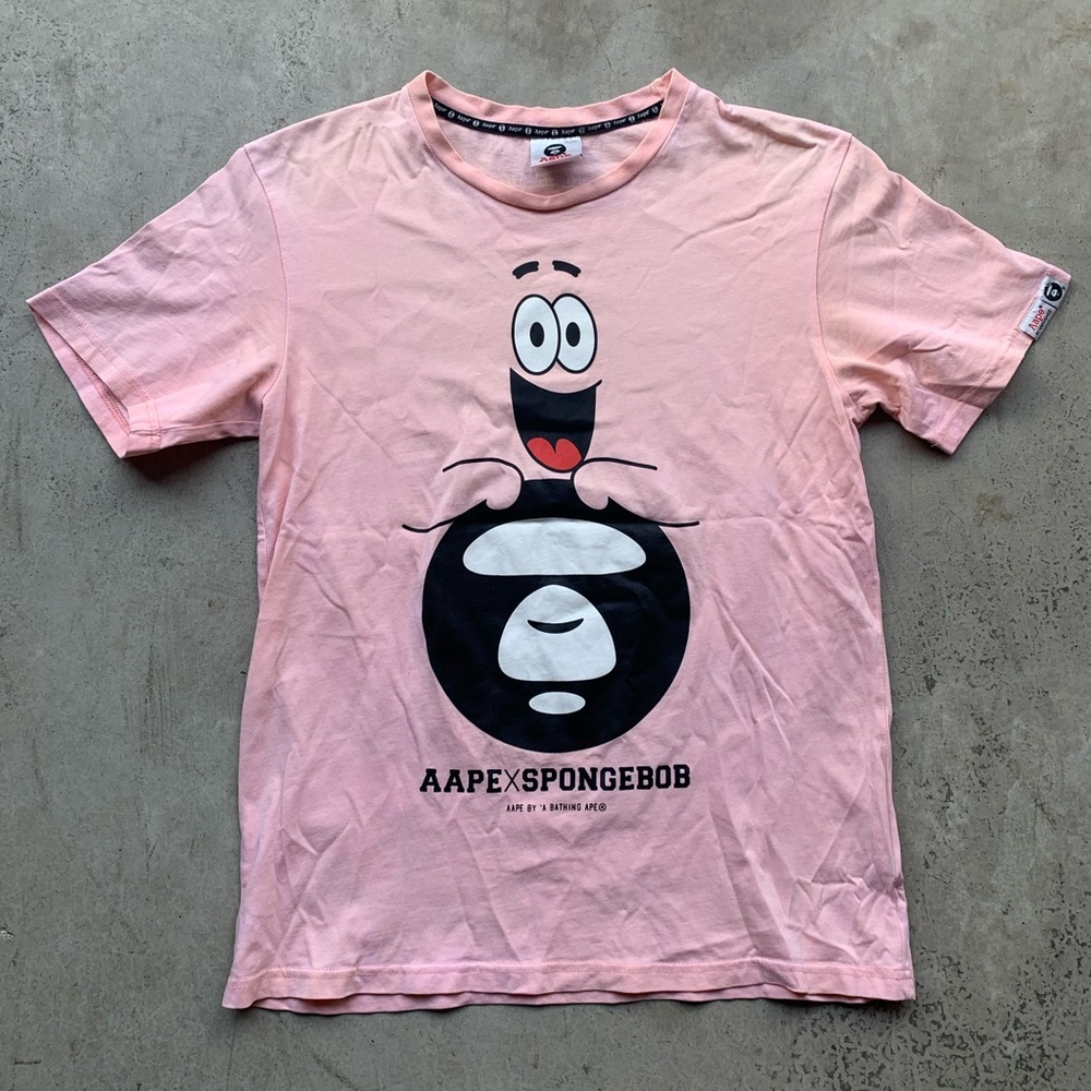 AAPE by Bathing Ape Patrick Spongebob Tee